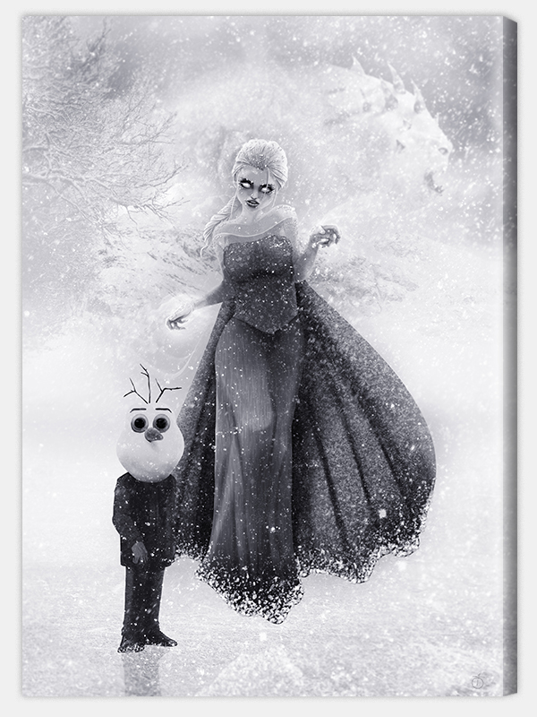 Creepy Elsa (Toile)